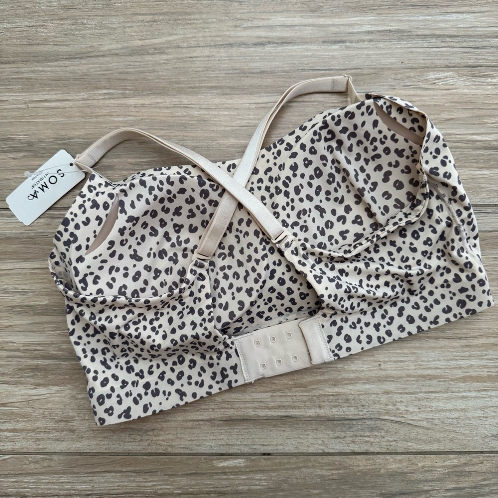 Soma Enbliss Adjustable Bralette Size Large - Picture 2 of 16